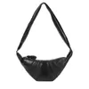 Trendy Lem-aire Shoulder Bags For Women designer bag Cow Horn Bun Small Pack Leather Handbag Underarm Dumpling Oblique Cross Chest Waist Bag