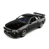 DIECAST Model Cars Diecast Model High Dimation 1 36 Nissan GTR R34 Skyline Ares Diecasts Pojazdy zabawkowe Metalowy i wściekły samochód K DHF9N