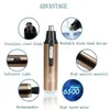 Elektriska rakare Kemei KM-6619 Näshårrensare Modern Design Portable Safety Rechargeble Personal Nose Ear Hair Borttagning Trimmer Home Travel 231020