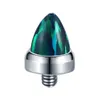 Stud 10st G23 OPAL DERMAL ANCHOR TOP INTERNA TRÅD FÖR NÄS LIP HELIX TERRILAGE EYEBROW DERMAL PIERCING BODY SMYCKE 231020