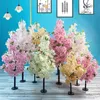 装飾的な花の花輪人工桜の木のインテリア装飾木シミュレーション植物装飾パーティーウェディングホームデコレーションチェリーツリー231020