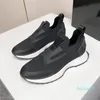 2023-Men Casual Shoes Mesh Brand Logo Mixed Material Sports Shoes Sports Run Shoes Cowhide Fly Woven Upper Classic Sneaker