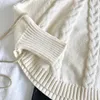 Cardigan Autumn Winter Kids Girls Long Sleeve Knit Turtleneck Sweater Cloak Children Clothing Baby Pullover Sweaters 231021