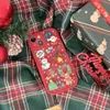 Casos de telefone celular dos desenhos animados 3D Santa Claus Tree Christmas Case para iPhone 15 14 13 12 11 Pro Max XR XS X 7 8 Plus SE Presente de Ano Novo Soft Cover 231021