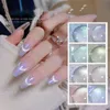 Smalto per unghie Crystal Stone Cat Eye Magnetic Art Gel Dazzle Shimmer Color Semipermanente Vernice UV Top Coat 231020