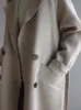 Frauen Wollmischungen Vintage Mischung Mantel Frauen Herbst Winter Langarm Revers Jacke Weibliche Koreanische Mode Elegante Lose Übergroßen Mantel 231020
