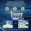 Toothbrush Electric Toothbrushes Heads C3 Daily Clean G3 Gun Care W3 Teeth Whitening 3D Cutting Bristles Built-In Chip 231020