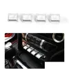 Other Interior Accessories Car Navigation Decoration Button Ers Central Control Abs For Ford Mustang - Styling Drop Delivery Mobiles Dho7D