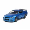 DIECAST Model Cars Diecast Model High Dimation 1 36 Nissan GTR R34 Skyline Ares Diecasts Pojazdy zabawkowe Metalowy i wściekły samochód K DHF9N