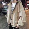 Sweat-shirt à capuche pour hommes, Style Kpop, Streetwear, poches, décontracté, vêtements Harajuku, pull ample, 231021