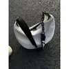 Midjepåsar Foufurieux 2023 Fanny Pack Bag för kvinnor Half Moon Belt Crossbody Axel Oxford Female Travel Casual Bum