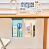 Make-up-Pinsel unter der Tischschublade, ausziehbare Wand-Aufbewahrungsbox, Büro-Desktop, großes Fassungsvermögen für Schreibwaren, Kosmetika, unteres Aufbewahrungsregal