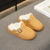 Slipper Stijl Kinderen Thuis Schoenen Kinderen Kasjmier Katoen Slippers Kinderen Jongen Meisjes Warme Fluwelen Schoenen Jongen Slippers Indoor Baby Schoenen 231020