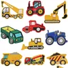 Notions Enfants Ingénierie Véhicule Fer Ceux Brodés À Coudre Sur DIY Badge Appliques Voiture Tracteur Camion Décorations Pour Chapeaux Vestes B