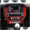 Other Interior Accessories Car Dashboard Gps Frame Panel Decoration Ers Abs For Ford Mustang - Styling Drop Delivery Mobiles Motorcyc Dhpkf