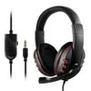 För PS4/Xbox-one/PC/Headset-stil Headset Mobiltelefon Datorspel Tunga basmikrofonhörlurar