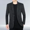 Męskie garnitury męskie 2023 Men Men Men Mode Modna Kurtka mody Mężczyzna Slim Fit Business Casual Blazer Overcoat Korea Tops