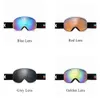 Kayak Goggles Çift Katmanlar Yavru Anti-Fog Ski gözlükleri Kar Snowboard Gözlükleri Karayolu Gözü Açık Hava Spor Büyük Küresel Dağ Goggles 231021