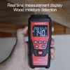 Fuktmätare Habotest HT632 Digital trä Fuktmätare Väggvatten Tester Fuktighet Mätare Två stift Hygrometer Betong Cement Brick Detector 231020