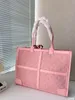 Luxurys Designers Borse Totes Modello ricamato Totes originali di alta qualità Ricamo Borsa shopping casual grande Borsa Tote Borsa Portafoglio Cross Body Fiore Rosa