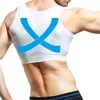 Midja mage shaper män gynecomastia shaper slant bröstkontroll bröst formade firma underkläder magbindlar krokkontroll 231021