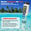 PH-mätare 5 i 1 Digital vattenkvalitetsdetektor PH/EC/TDS/Salthalt/temperaturtestmätare Multifunktion Vattenkvalitet Testare Monitor 231020