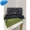 7A Pochette Rock Swing Your Wings borsa da donna borsa tote Borsa a spalla uomo in vera pelle Zadig Voltaire catena ad ala Pochette moda di lusso Borse a tracollagk