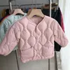 Piumino Autunno Inverno Bambini Piumini Ultraleggero Bambino O-Collo Piumino d'anatra Cappotto Bambino Bottoni Capispalla per neonate 231020