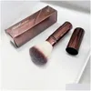Makeupborstar timglas ansikte stort pulver rodnad konturhöjdpunkt concealer blandning efterbehandling infällbar kabuki kosmet dhvaz