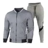 Chándales para hombres Traje para hombres Sudadera Deportes y ocio Slim Fit Conjuntos largos Trajes de chándal para hombres Chándal Trajes de sudor para hombres Ropa de fitness 231021