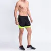 Men's Shorts Two Layers Summer Sports Wear Breathable Short Length Running Size XS To 4XL
