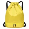 Shopping Bags Dry-wet Separation Oxford Cloth Waterproof Backpack Storage Oraganizer Drawstring Men Women Gym Fitness Swimming