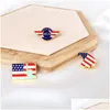 Pins Broches 10 Stijlen Amerikaanse Vlag Voor Mannen Vrouwen Reizen Souvenir Broche Pin Bag Charm Kleine Kleding Decoratie Sieraden