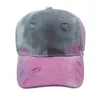 Ball Caps Unisex Vintage Washed Distressed Cotton Baseball Cap Colorful Gradient Tie-Dye Printed Summer Outdoor Festival Sport For Hat