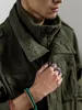 Herenvesten M 65 Jas Losse armbanden Dubbele kraag Militaire tactische stijl Klassieke mannelijke outfits 231021