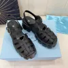luxury foam rubber woman slide designer sandals flat form slipper Black white blue man maroon Brocade summer pool fashion Beach Shoes