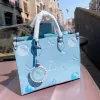 Womens Luxurys Designers Handbag Sunrise PM the Totes Shoulder Bag Colorful Womens Designer Handbag go 2023 SPRING IN THE CITY Gradient Color Cross case