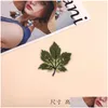 Notions Embroideredes Assorted Color Maple Leaves Iron On For Clothes Jeans Backpack Coats Diy Appliques Supplier Drop Delivery