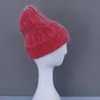 Cappelli a tesa larga Secchiello Donna Misto cashmere Cappello invernale Pelliccia lunga Calda morbida lana lavorata a maglia Donna Skullies Berretti all'ingrosso 231020