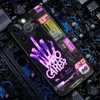 Cell Phone Cases LED Light Mobile Phone Case for iPhone 12 13 14 Pro Max 11 X XR XS 7 8 Plus SE Colorful Glow Bumper Shockproof Protective Shell Q231021