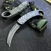 2 Modelle Spiritual Bird Double Action Claw Karambit AUTO Knives 440c Klinge Schwarzer Zink-Alumnium-Legierungsgriff Camp Hunt Taktisches Messer EDC-Werkzeuge