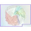 تعبئة أكياس الجملة 100pcs أكياس التعبئة والتغليف قابلة للاستمتاع بلاستيك mylar صغير مع نافذة صافية لحبوب القهوة شاي الزهور المجففة DHW28