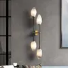 Lâmpadas de parede Nordic Lampen Modern Sala de estar Decoração Acessórios Smart Bed Sconces Antigos Estilos de Lâmpada LED Interruptor