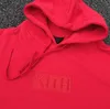 2023 Hoge kwaliteit kleine en trendy merk Kith Box Designer Hoodie geborduurde hoodie Losse casual hoodie voor koppels Oversize truien UFZK