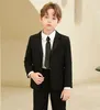 Clothing Sets Children Slim Suit For Wedding Party Teenager Boys Host Piano Ceremony Tuxedo Dress Gentleman Kids Prom Show Pography