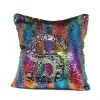 Fashion 13 Style Mermaid Pillow Cover Sequin Pillow Cover Sublimation Cushion Throw Pudow Case Dekorativ kudde som byter färggåvor Girl