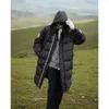 Männer Westen Winter Unten Jacke Männer Lange Mantel Koreanische Puffer Lose Verdicken Warme Parka Luxus Marke Taschen Hohe Qualität 231020