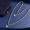 Collar de diseñador para mujer T Styliah Heart Collares de color plateado y dorado Y065F1089