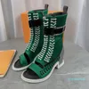 2023-MoonLight Ankle Boot Sandal Designer Women Platform Fashion Lace-Up Boots Walk Show Martin Shoe