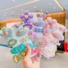 Accessoires de cheveux 8pcs enfants clips ensembles mignon dessin animé enfants barrettes automne hiver bébé chapeaux princesse fille épingles à cheveux pince